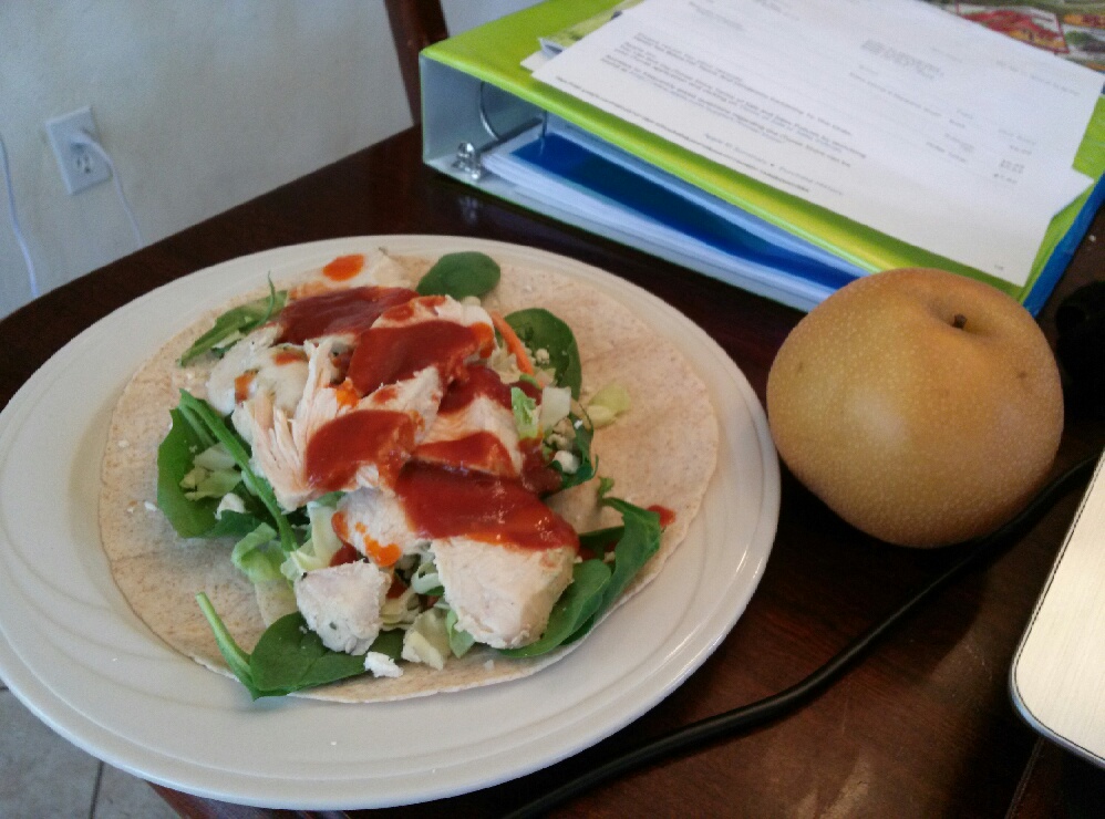 Chelle's clean eating lunch April 11