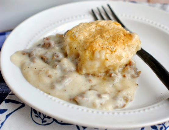 Gluten Free Biscuits and Gravy Recipe - A Clean Treat for Breakfast!
