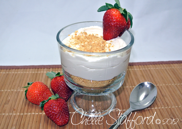 Guiltless Cheesecake with Protein Powder - Chelle Stafford Recipe