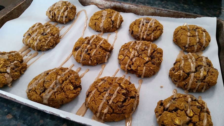 Pumpkin Chocolate Chip Cookies (plus a puppy treat recipe!)