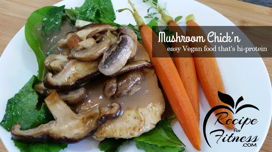 Healthy Vegan Mushroom Chick'n