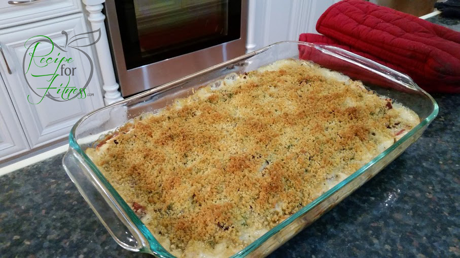 Fabulous recipe for chicken cordon bleu casserole - healthy!