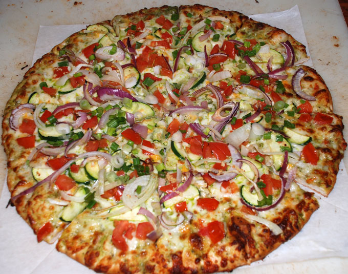 Healthy Homemade Pizza! YUM!