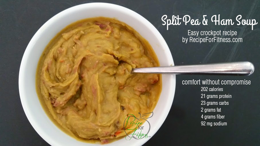 Slow Cooker Split Pea and Ham Soup