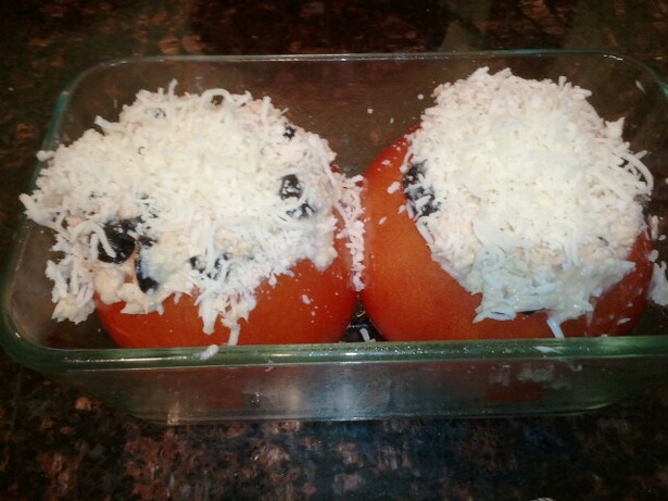 Tuna Stuffed Tomatoes - clean and healthy recipe