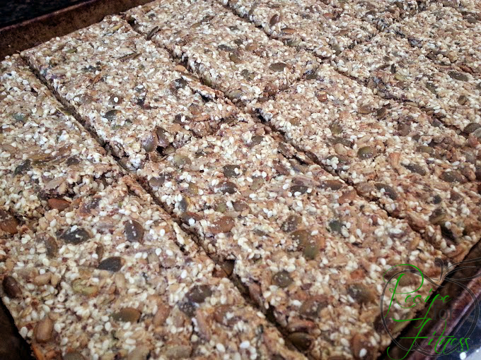 Recipe for gluten free nut and seed cracker flatbreads