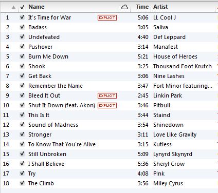 Workout Music - Cardio Workout Playlist, by Chelle December  2012